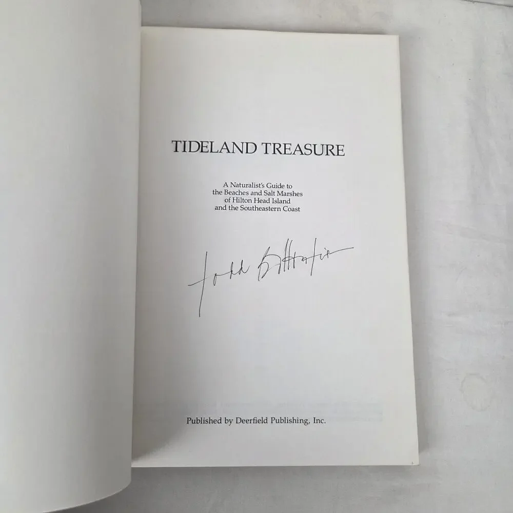 Tideland Treasure SIGNED by Todd Ballantine Naturalist Guide to Hilton Head Book